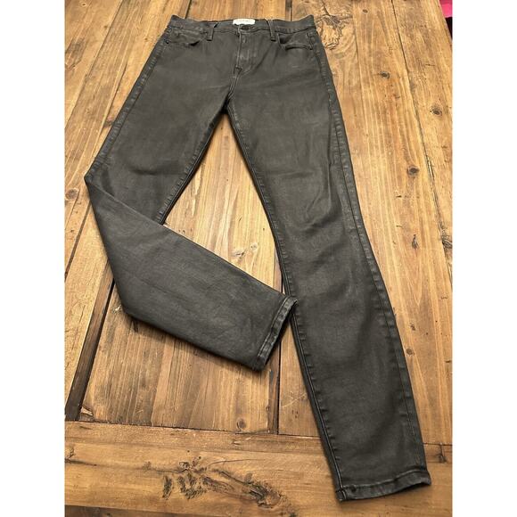 Frame Jeans Size 28 Women’s Le High Skinny Black Denim Stretch Classic - Picture 1 of 15